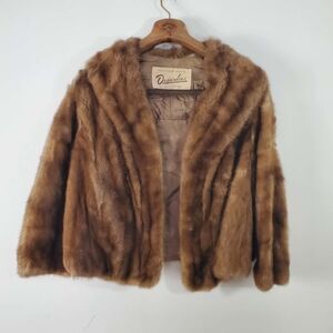 Vintage Desjardins Mink Fur Cropped Jacket/Coat